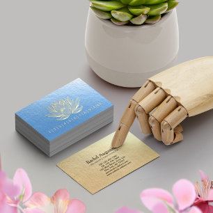 Cartão De Fidelidade Lealdade e Lotus do Instrutor de Meditação YOGA