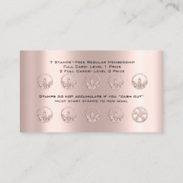 Cartão De Fidelidade Lealdade Placa Nutrição Herbos de Saúde Rosa 10 Ro