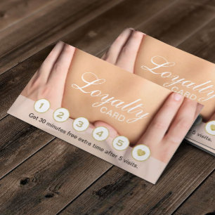 Cartão De Fidelidade Lealdade profissional do terapeuta da terapia da