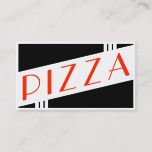 Cartão De Fidelidade lealdade retro do cliente da pizza