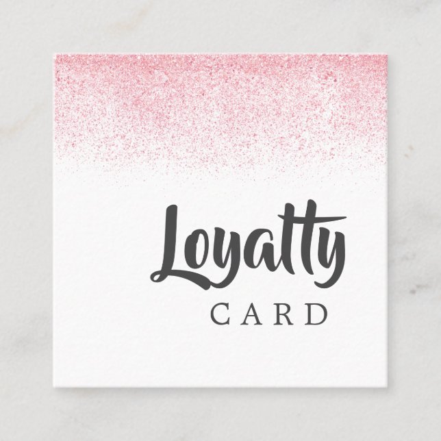 Cartão De Fidelidade Lite rosa, Lite, Beleza Salon (Frente)