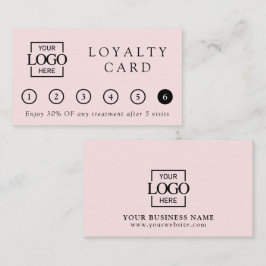 Cartão De Fidelidade Logotipo de Negócios Profissional Moderno e Elegan