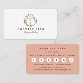 Cartão De Fidelidade Logotipo de Whisk de Estilo Simples, Limpo e Minim