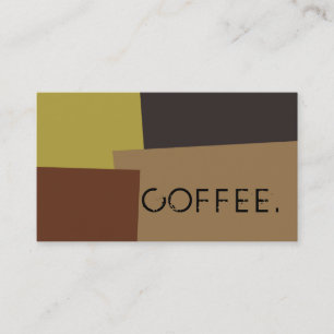 Cartão De Fidelidade Loyalty Coffee Punch Cor Moderna Retro #16