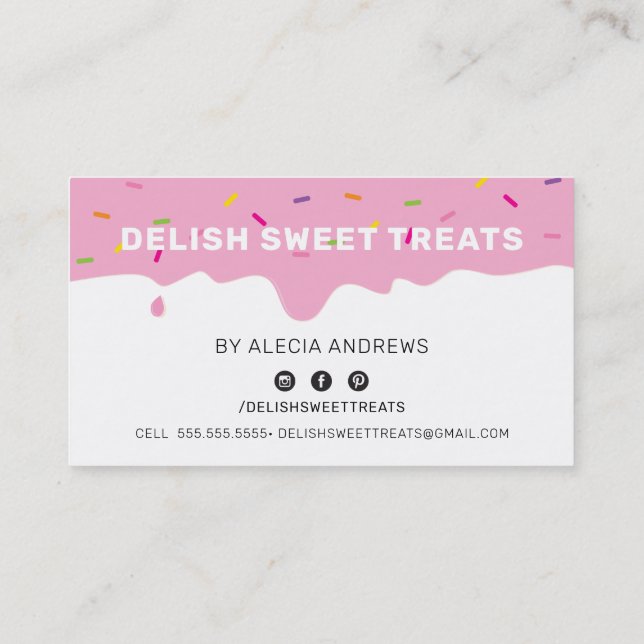 Cartão De Fidelidade LOYALTY REWARDS bugigangas de glacé giro (Verso)