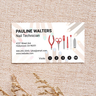 Cartão De Fidelidade Manicured Hands Loyalty Cards