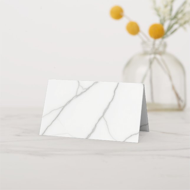 Cartão De Fidelidade Mármore Branco (Frente)