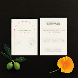 Cartão De Fidelidade Mediterranean & Elegant