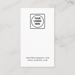 Cartão De Fidelidade Modern Minimalist Logo | Business Loyalty Design