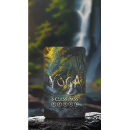 Cartão De Fidelidade Nature YOGA Texto Oculto Reiki Master 5 Classe Pas