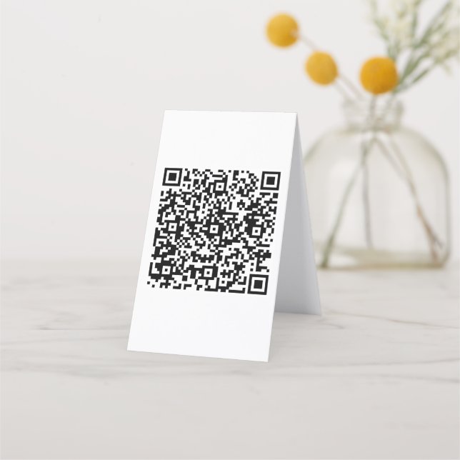 Cartão De Fidelidade Negócio de código QR personalizado  (Frente)