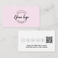 Oferta de código QR profissional preto-rosa