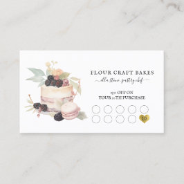 Cartão De Fidelidade padaria pastelaria pastelaria cozinheira pastelari