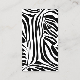 Cartão De Fidelidade Padrão zebra