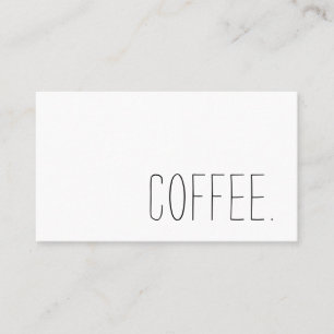 Cartão De Fidelidade Pagamento Simples de Lealdade de Compro de Café