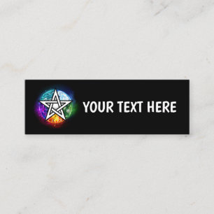Cartão De Fidelidade Pentagrama do Wiccan