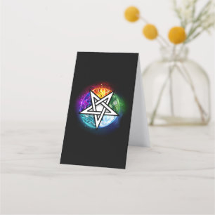 Cartão De Fidelidade Pentagrama do Wiccan