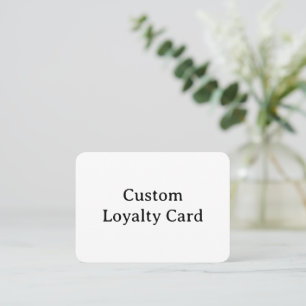 Cartão De Fidelidade personalize simples personalizado 3,5" x 2,5" arre