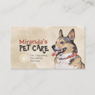 Cartão De Fidelidade Pet Care Sentando Banho e Alinhando Punch Lealdade