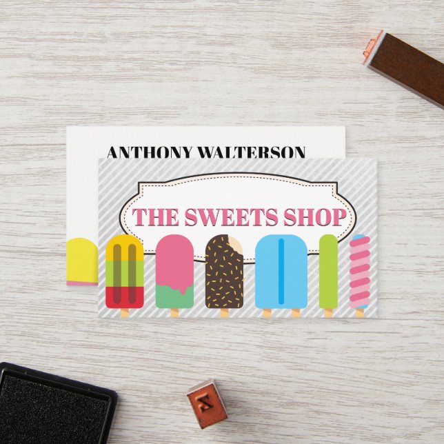 Cartão De Fidelidade Picles e Sorvetes (Frente/Verso In Situ)