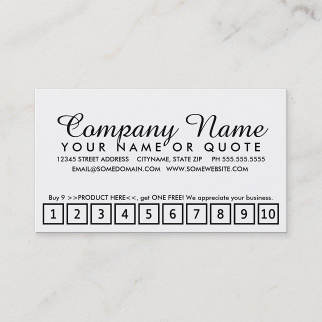 Cartão De Fidelidade pinte o programa da lealdade da microplaqueta (Frente)