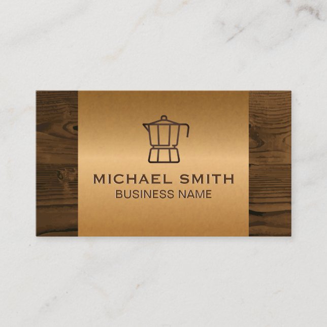 Cartão De Fidelidade Placa de aperto de imprensa francesa | Madeira Met (Frente)