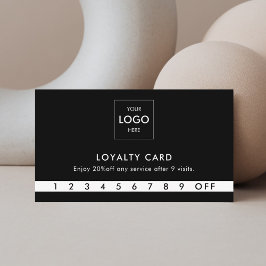 Cartão De Fidelidade Placa de lealdade profissional moderna para logoti