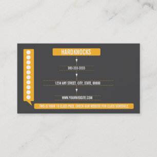Cartão De Fidelidade Placa de Pass Classe 10 de Arte Marcial Mista Mist