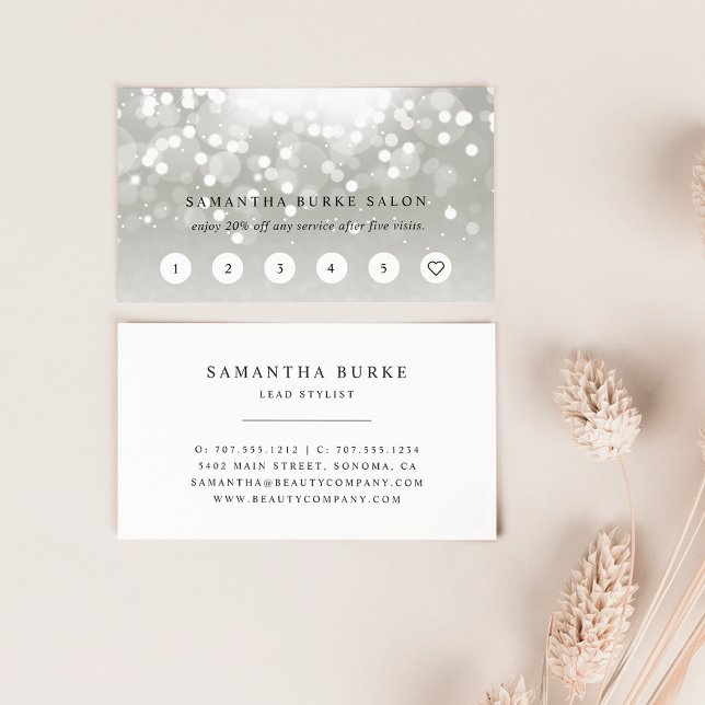 Cartão De Fidelidade Placas de Lealdade de Brilho Platinum (Criador carregado)