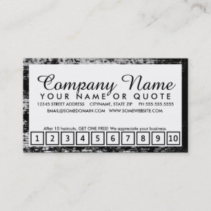 Cartão De Fidelidade programa americano da lealdade da beleza