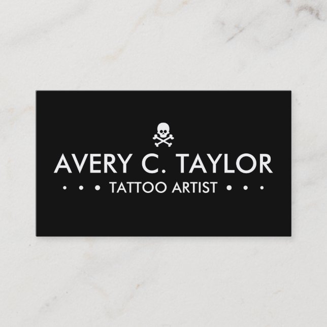 Cartão De Fidelidade Programa da lealdade do CRÂNIO 3dots (Frente)