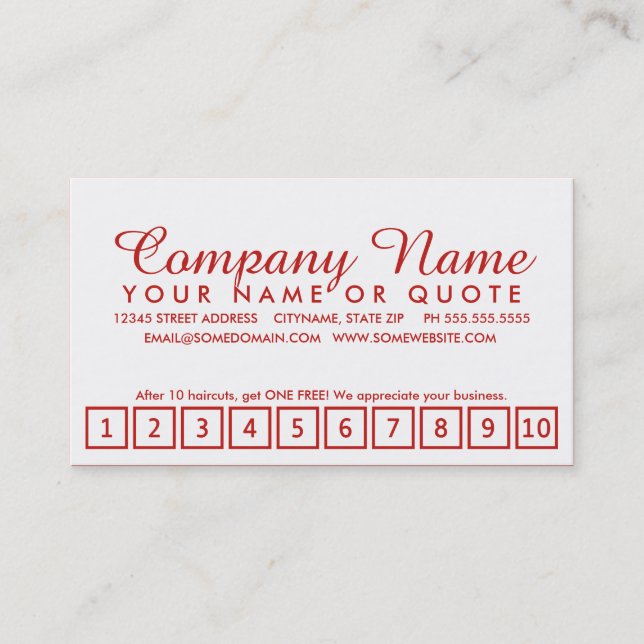 Cartão De Fidelidade programa da lealdade do estilo do emo (Frente)