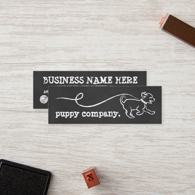 Cartão De Fidelidade Programa da lealdade do GIZ da CAMINHADA do CÃO (Frente/Verso In Situ)