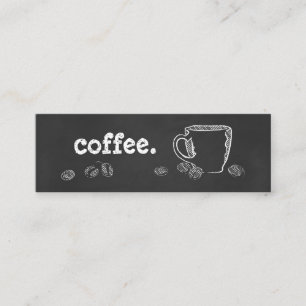 Cartão De Fidelidade Programa da lealdade do GIZ do COPO de CAFÉ