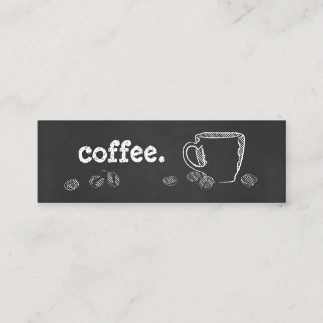 Cartão De Fidelidade Programa da lealdade do GIZ do COPO de CAFÉ (Frente)