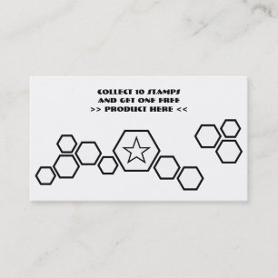 Cartão De Fidelidade programa de recompensas por lealdade honeycomb