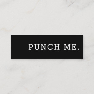 Cartão De Fidelidade Punch-Me Simple Dark Loyalk Coffee Punch-Card