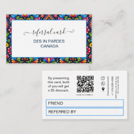 Cartão De Fidelidade Qr code de padrão personalizado Caminhão arte