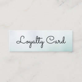 Cartão De Fidelidade Salão de Bela Gradação Branca Moderna