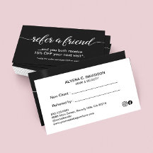 Script Elegante Simples Refere um branco preto Ami