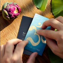 Símbolo Yoga Meditation Instrutor Loyalty Punch Om