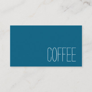 Cartão De Fidelidade Simple Stymie Word Dark Loyalty Coffee Punch-Card