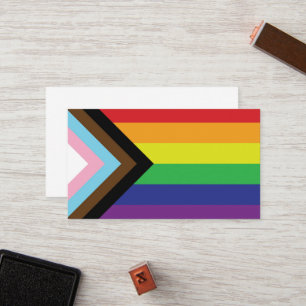 Cartão De Fidelidade Sinalizador LGBTQIA Progressivo