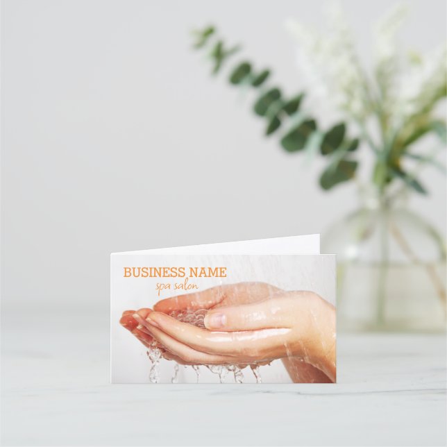 Cartão De Fidelidade Spa salon, spa (Frente)