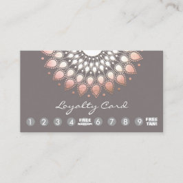 Cartão De Fidelidade Spray Tan e Makeup Loyalty 10 Punch