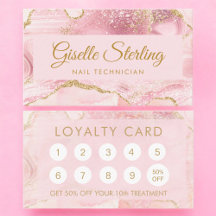 Técnico de Unhas Blush Rosa Ágata Mármore