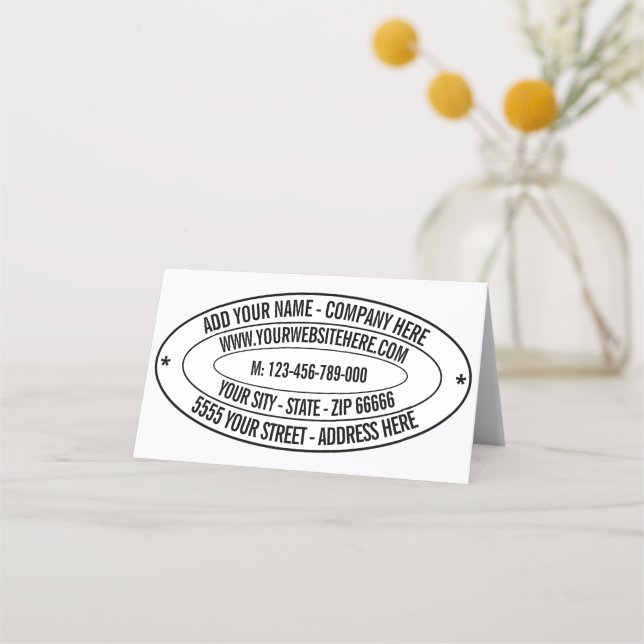 Cartão de Fidelidade Telefônica do Site do Nome Pe (Frente)