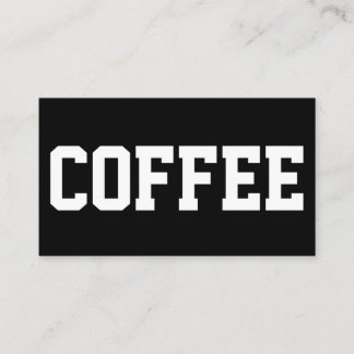 Cartão De Fidelidade Texto Enorme no Número de Punch Branco Duplo