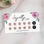 Cartão De Fidelidade Vintage Floral Crote Hearts Beauty Salon & Spa<br><div class="desc">Vintage Floral Cute Pink Hearts Beauty Salon Spa Loyalty Punch Cards.</div>