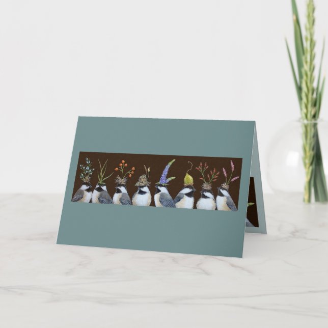 cartão de filhotes de festa (Frente)